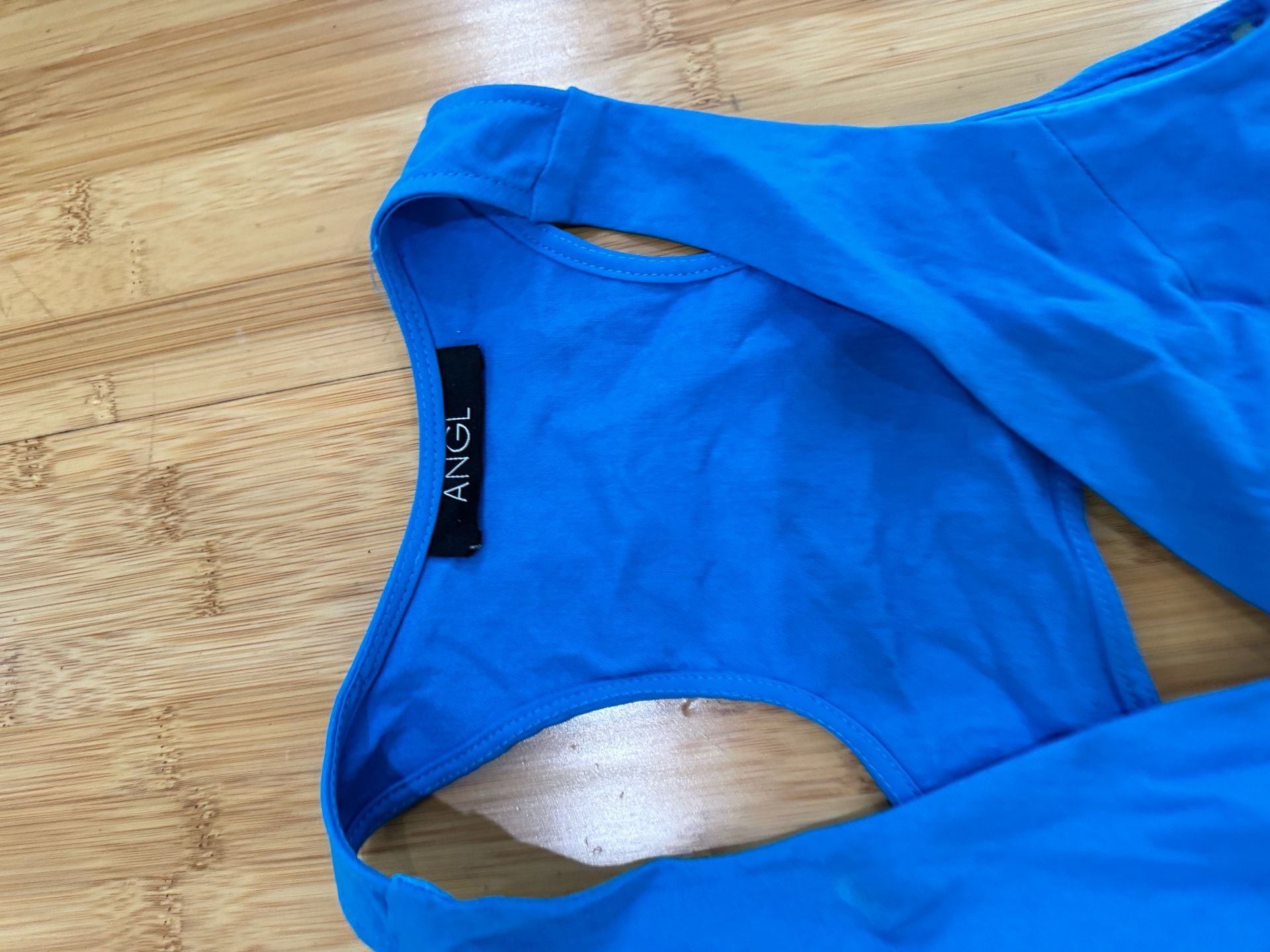 ANGL Electric Blue Cut-Out Mini Cocktail Dress 5
