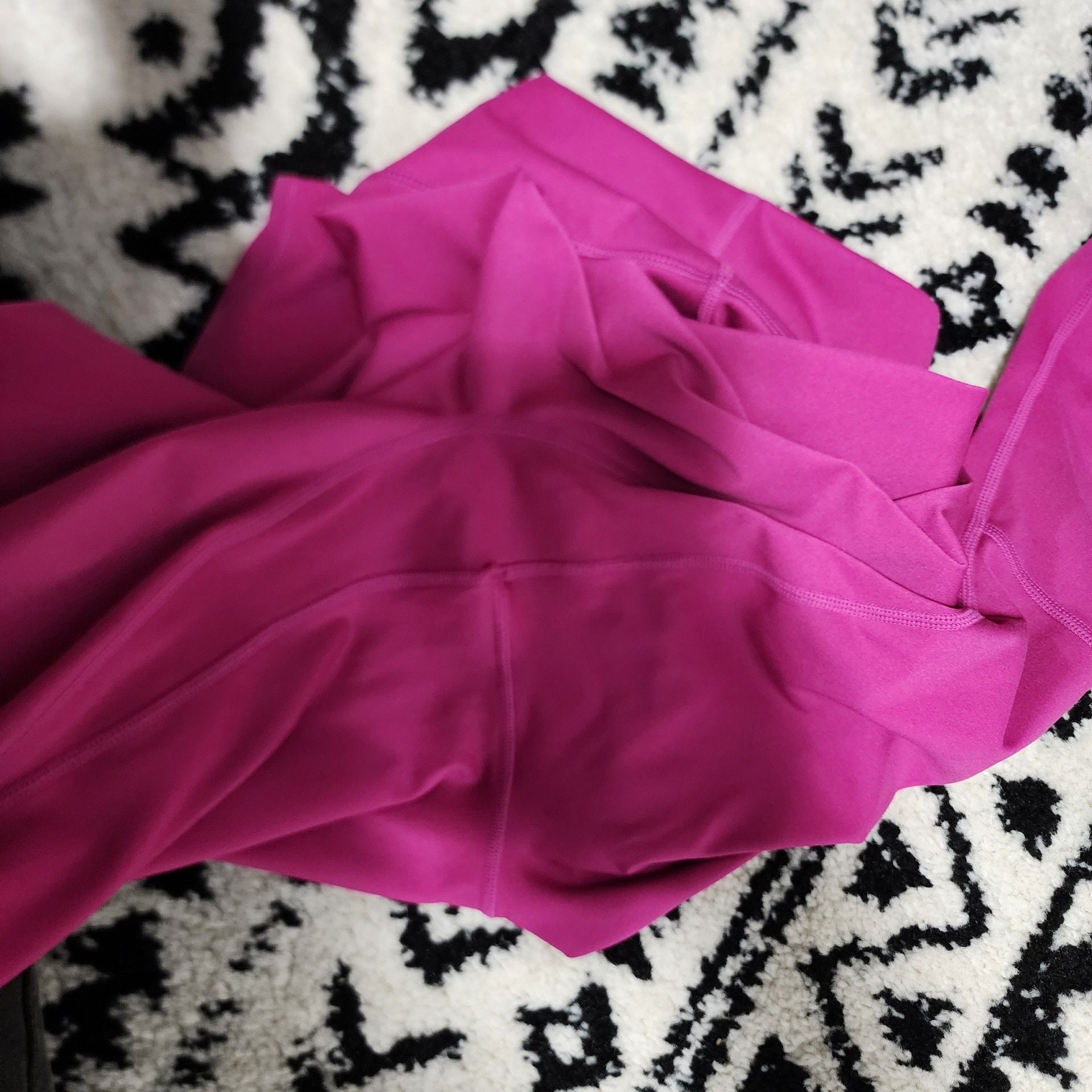Fabletics High-Waisted Twist Back Leggings in Hot Pink 11