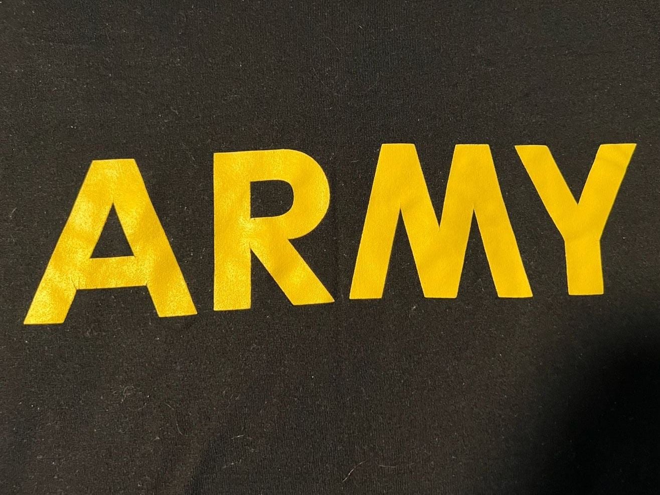 U.S. Army Physical Fitness Uniform (APFU) Black Long Sleeve Shirt - size Large 2