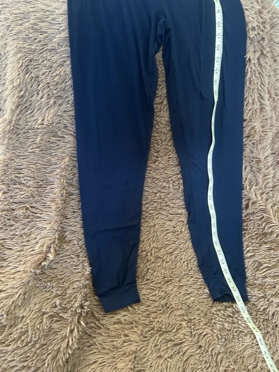 U.S. Polo Assn. Men's Navy Blue Cotton Blend Knit Jogger Pajama Pants 2