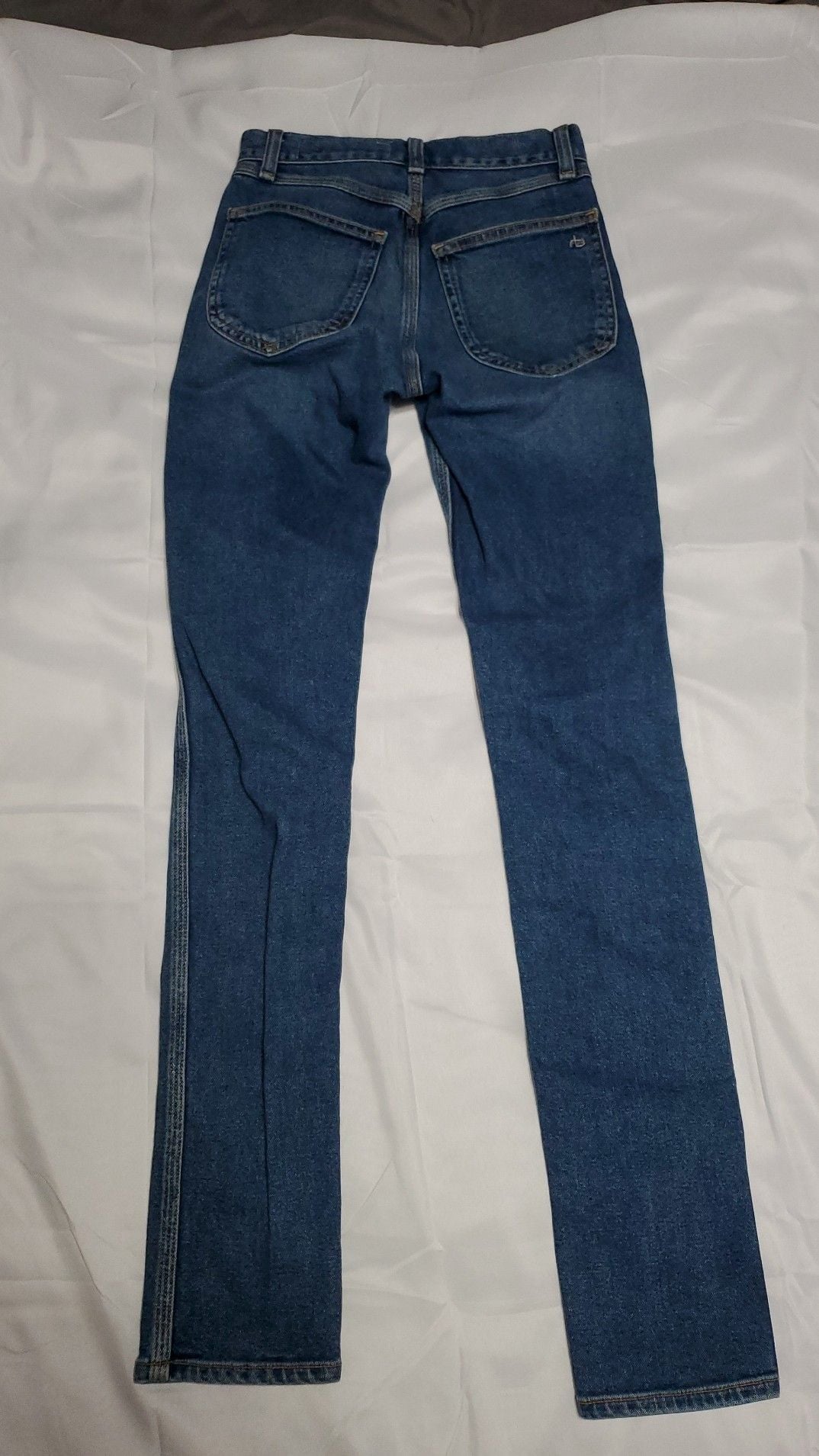 Rag & Bone Northwood Slim Jeans with Raised Side Seam Detail Size 23 6