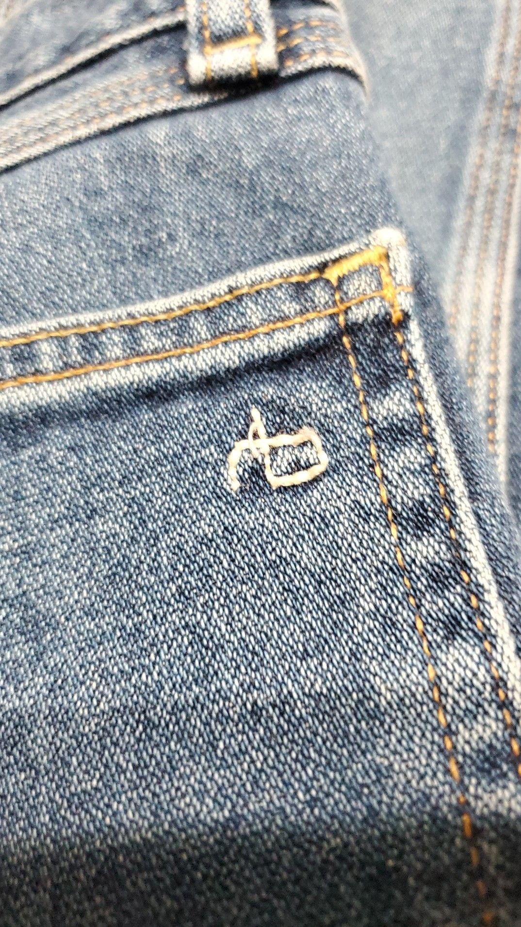 Rag & Bone Northwood Slim Jeans with Raised Side Seam Detail Size 23 7