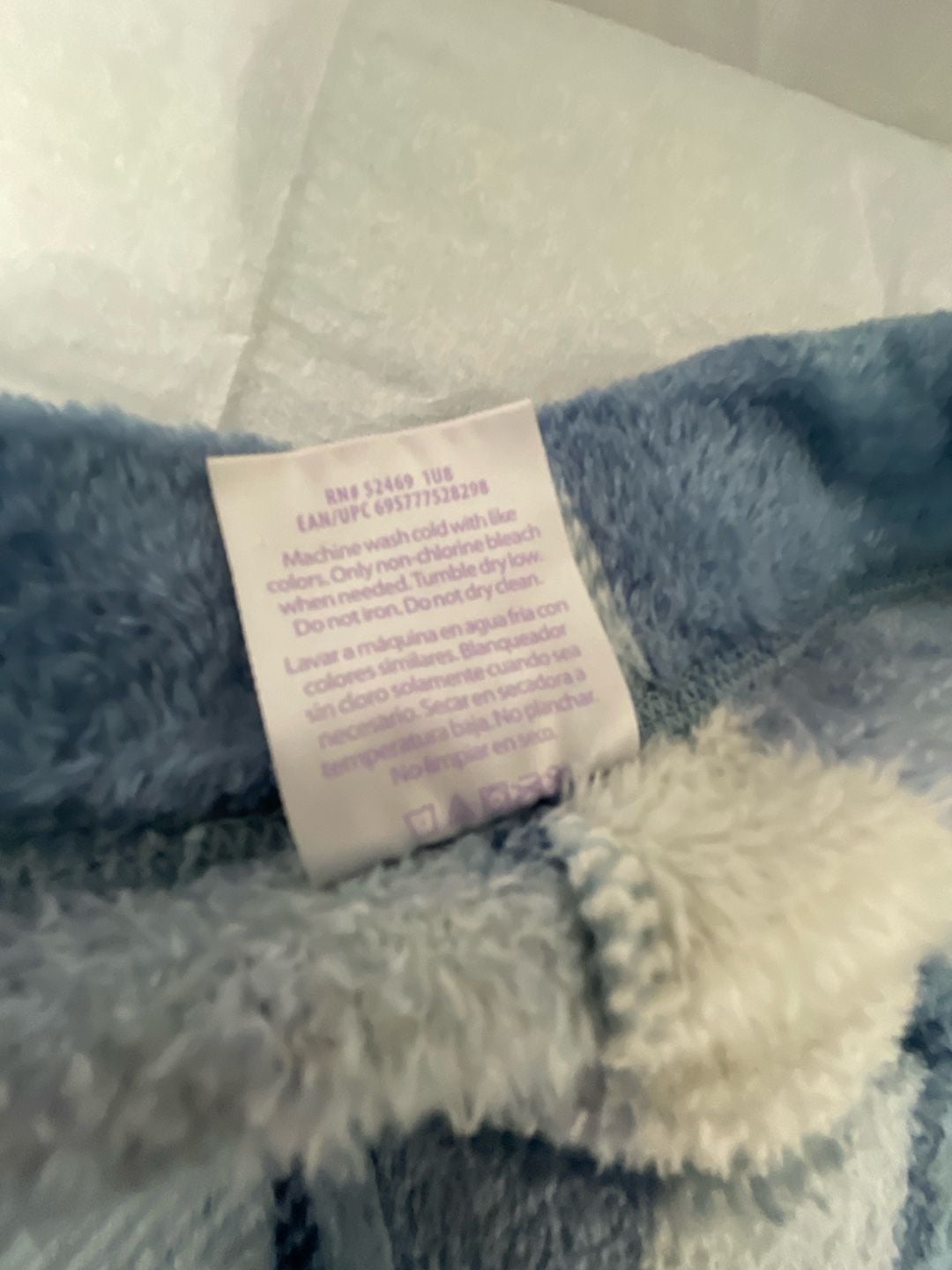 Secret Treasures Women's S (4-6) Blue Aqua Jasper Plaid Plush Pajama Sleep Pants 5