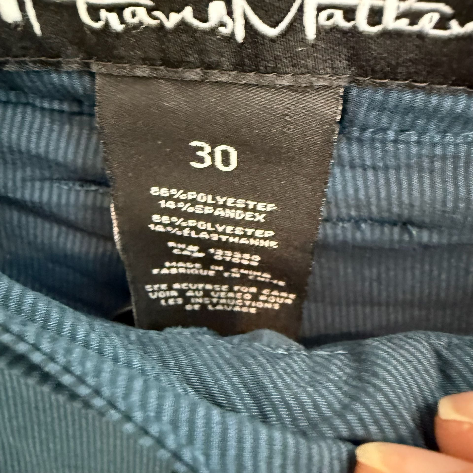 TravisMathew Men's Blue Striped Performance Golf Shorts Size 30 5