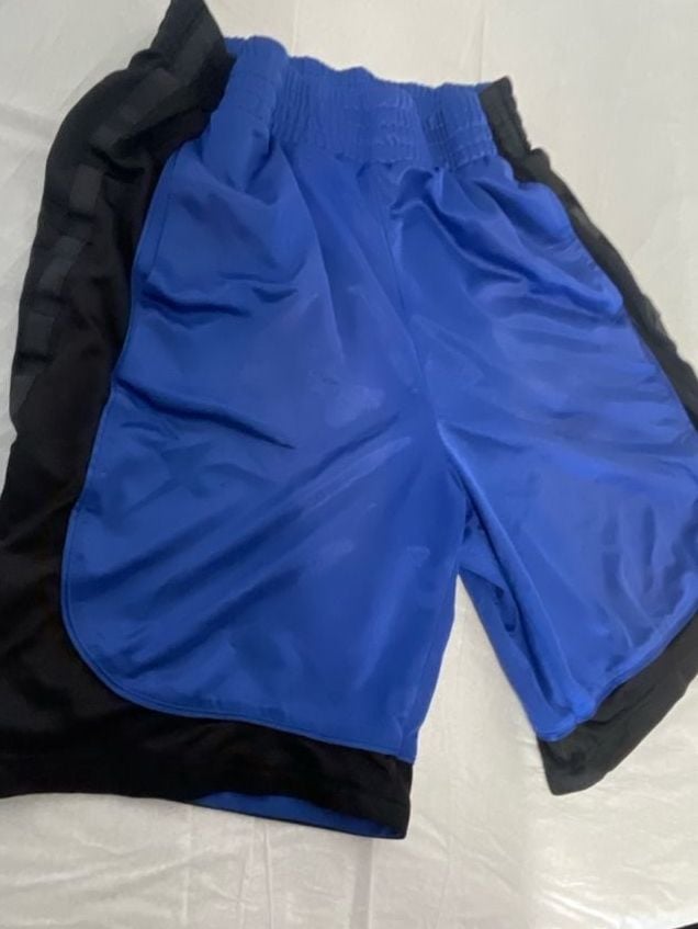 WSS Athletic Blue and Black Mesh Basketball Shorts Size M 8