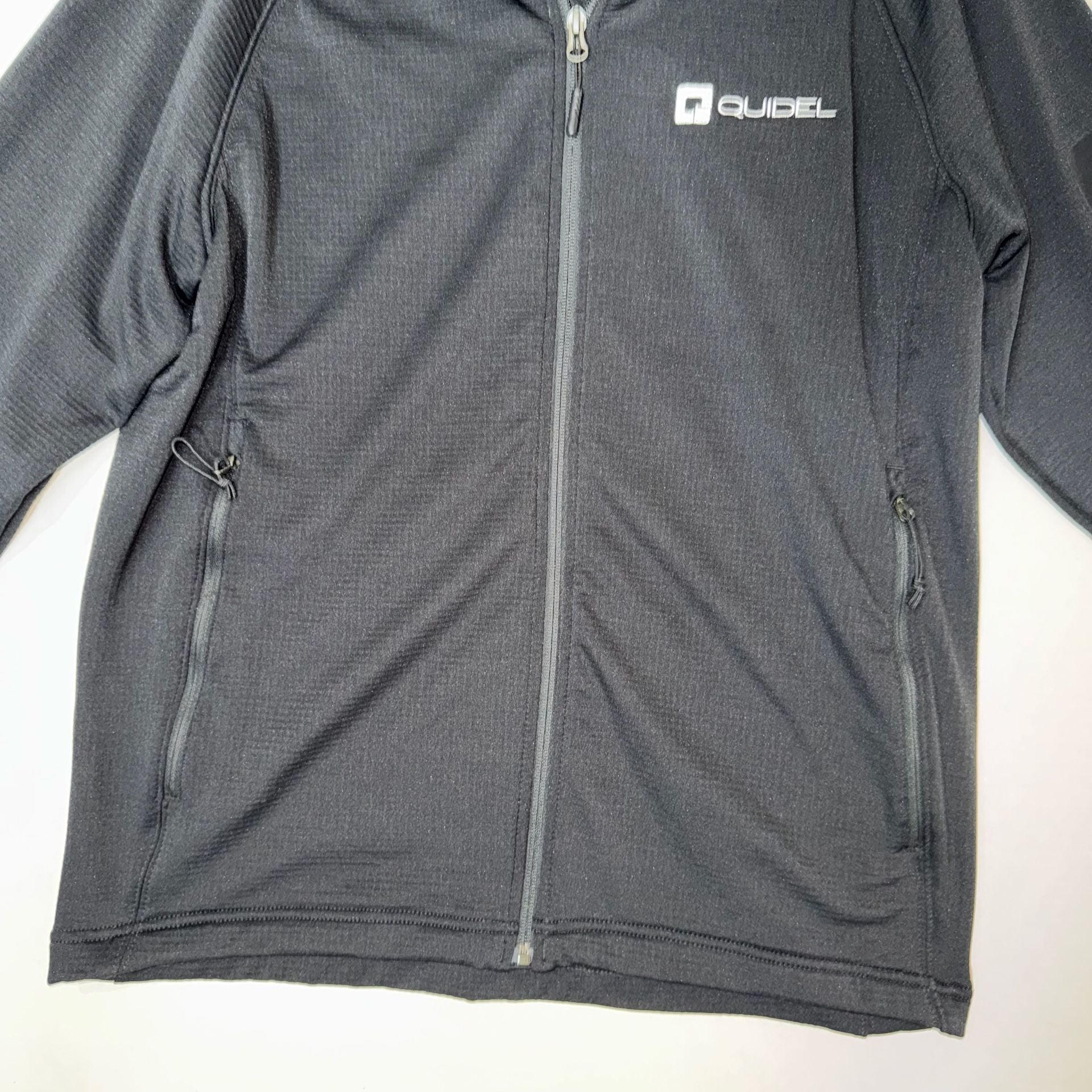 North Face Men's Large Ridgewall Soft Shell Jacket Black Quidel Corporate Logo 9