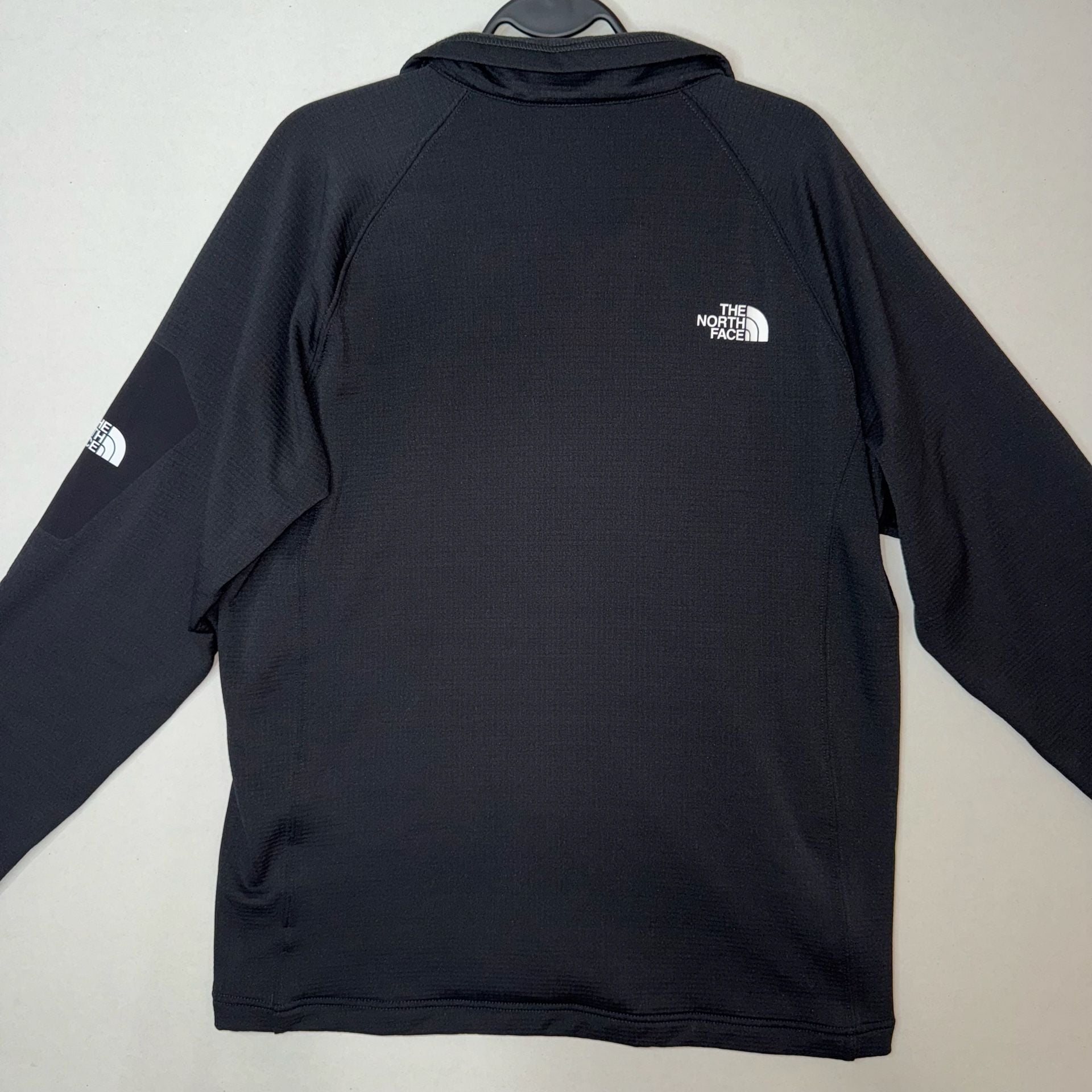 North Face Men's Large Ridgewall Soft Shell Jacket Black Quidel Corporate Logo 16