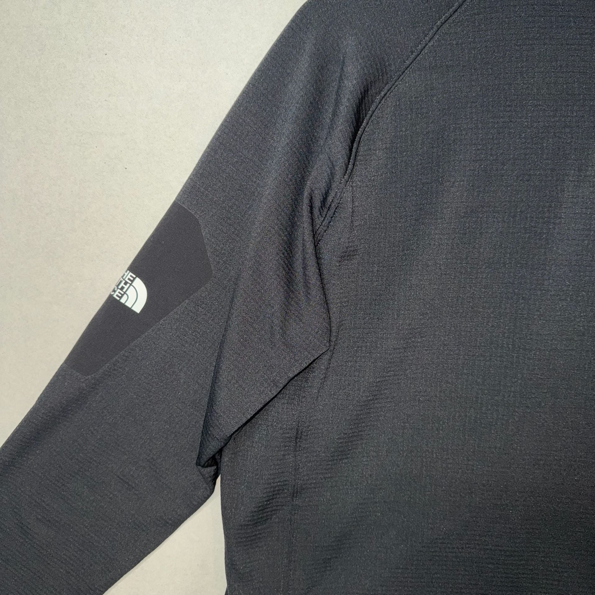 North Face Men's Large Ridgewall Soft Shell Jacket Black Quidel Corporate Logo 19