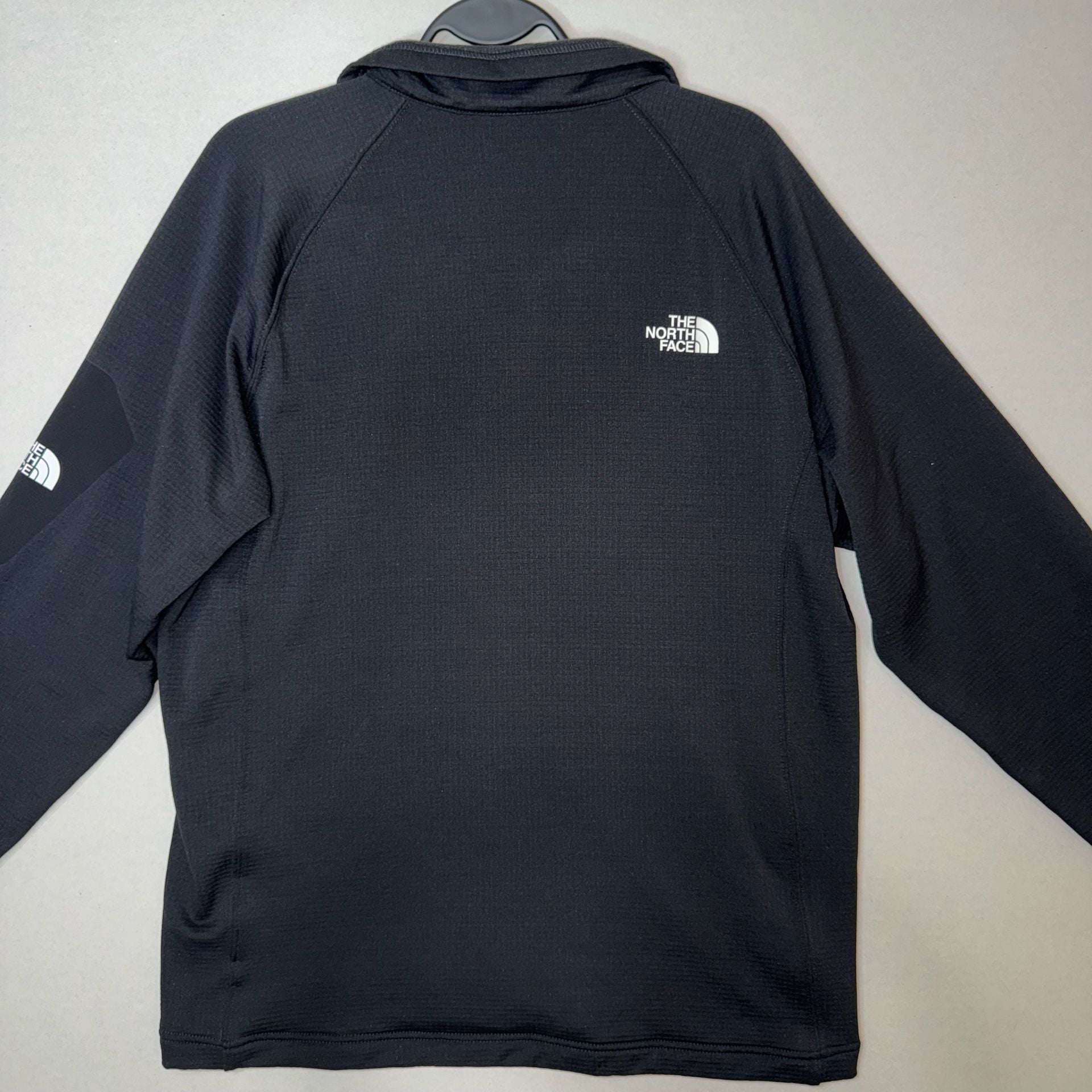 North Face Men's Large Ridgewall Soft Shell Jacket Black Quidel Corporate Logo 23