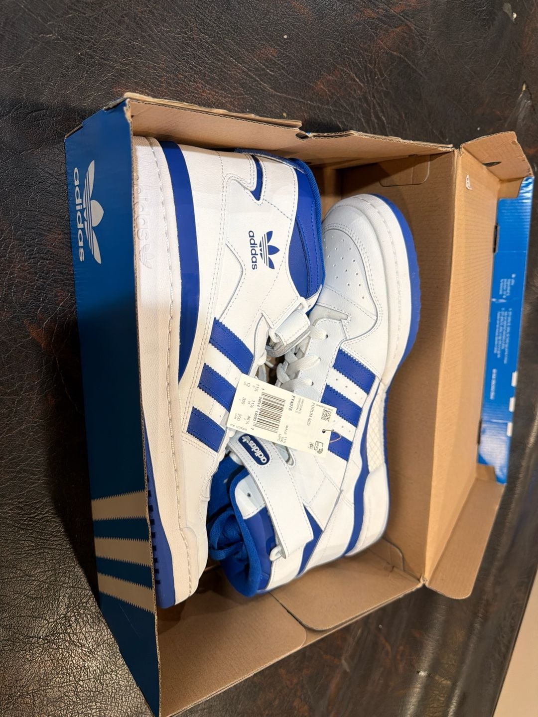 adidas Forum Mid White/Team Royal Blue Sneakers FY4976 1