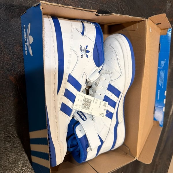 adidas Forum Mid White/Team Royal Blue Sneakers FY4976