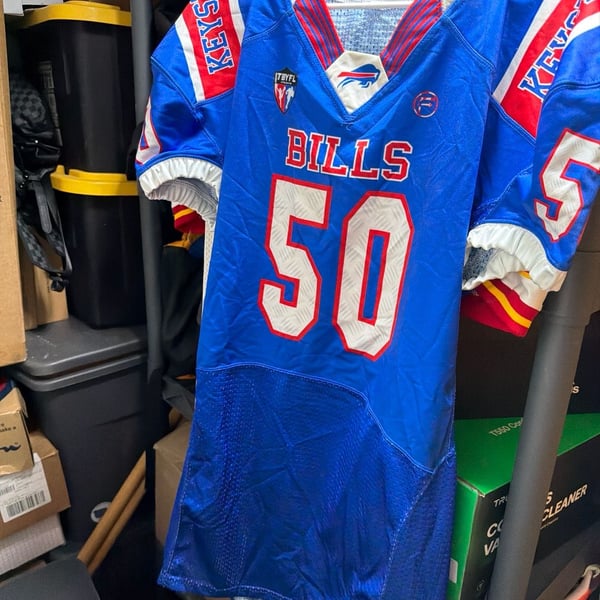 Buffalo Bills Keystone Jersey #50 Blue XL
