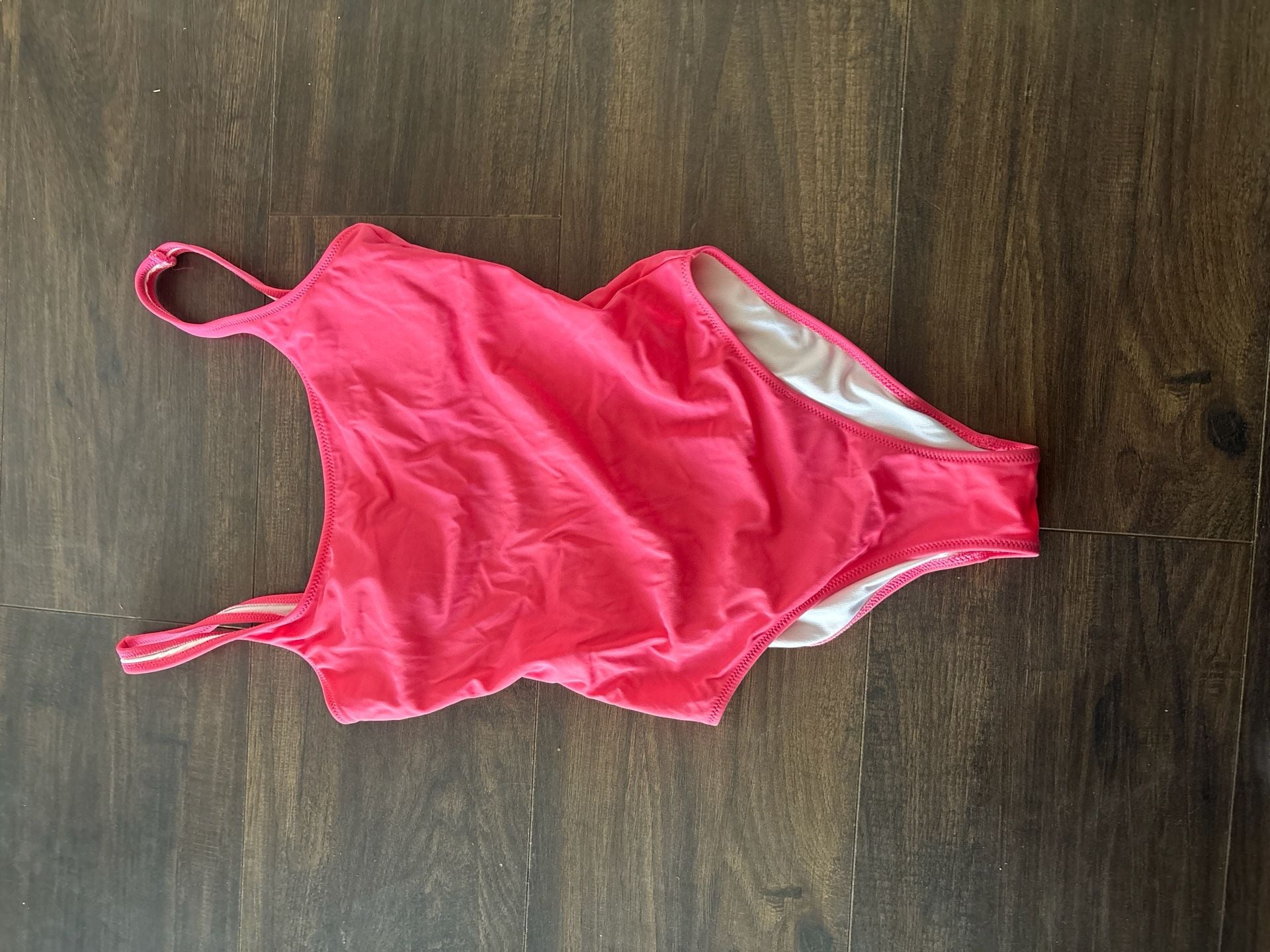 Victoria's Secret PINK Scoop Neck Low Back One Piece Swimsuit Pink 1