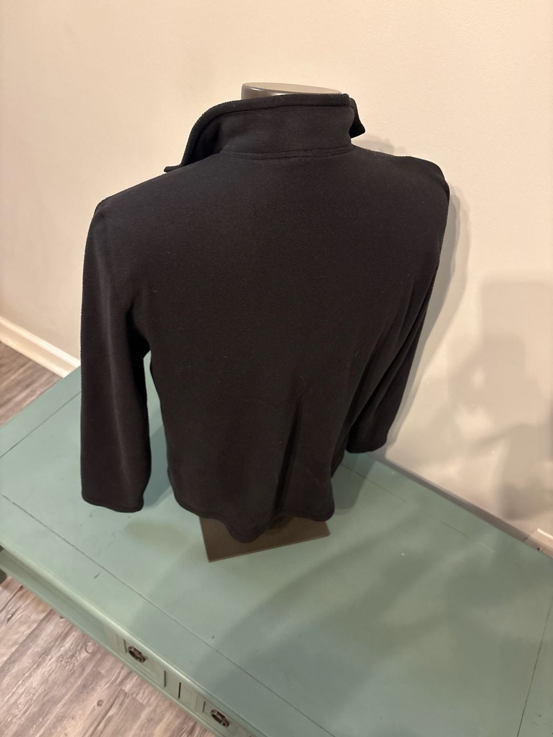 The North Face Men's Large TKA Glacier Quarter-Zip Fleece Pullover - Black 6