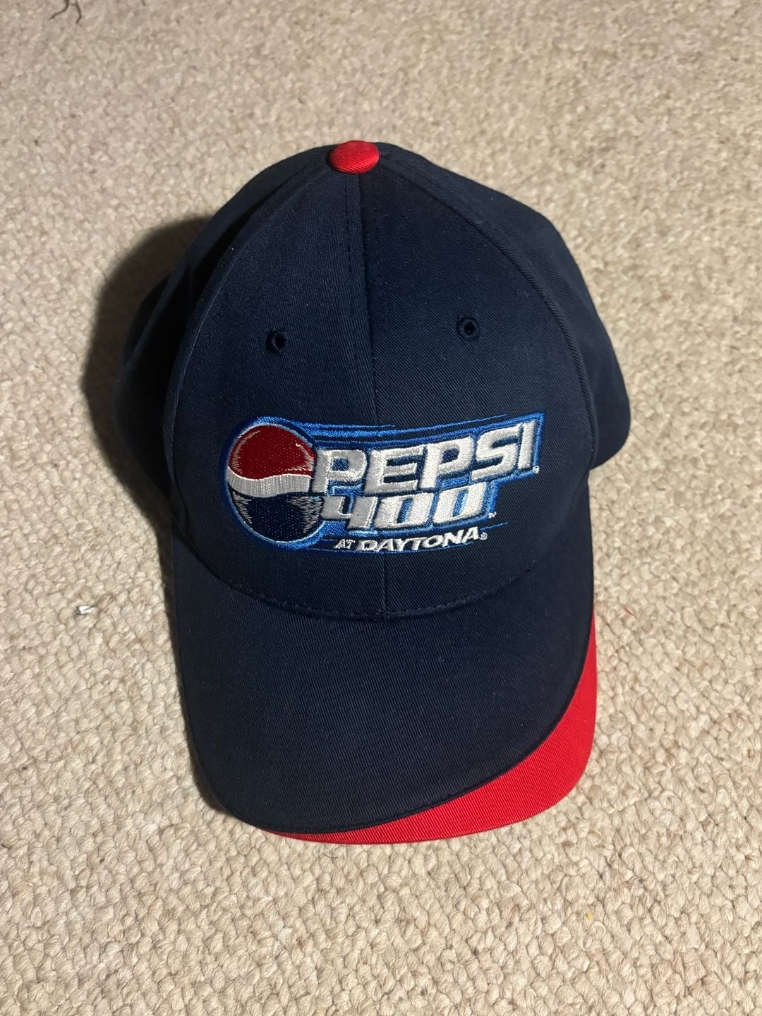 Vintage Pepsi 400 at Daytona NASCAR Adjustable Strapback Hat 2