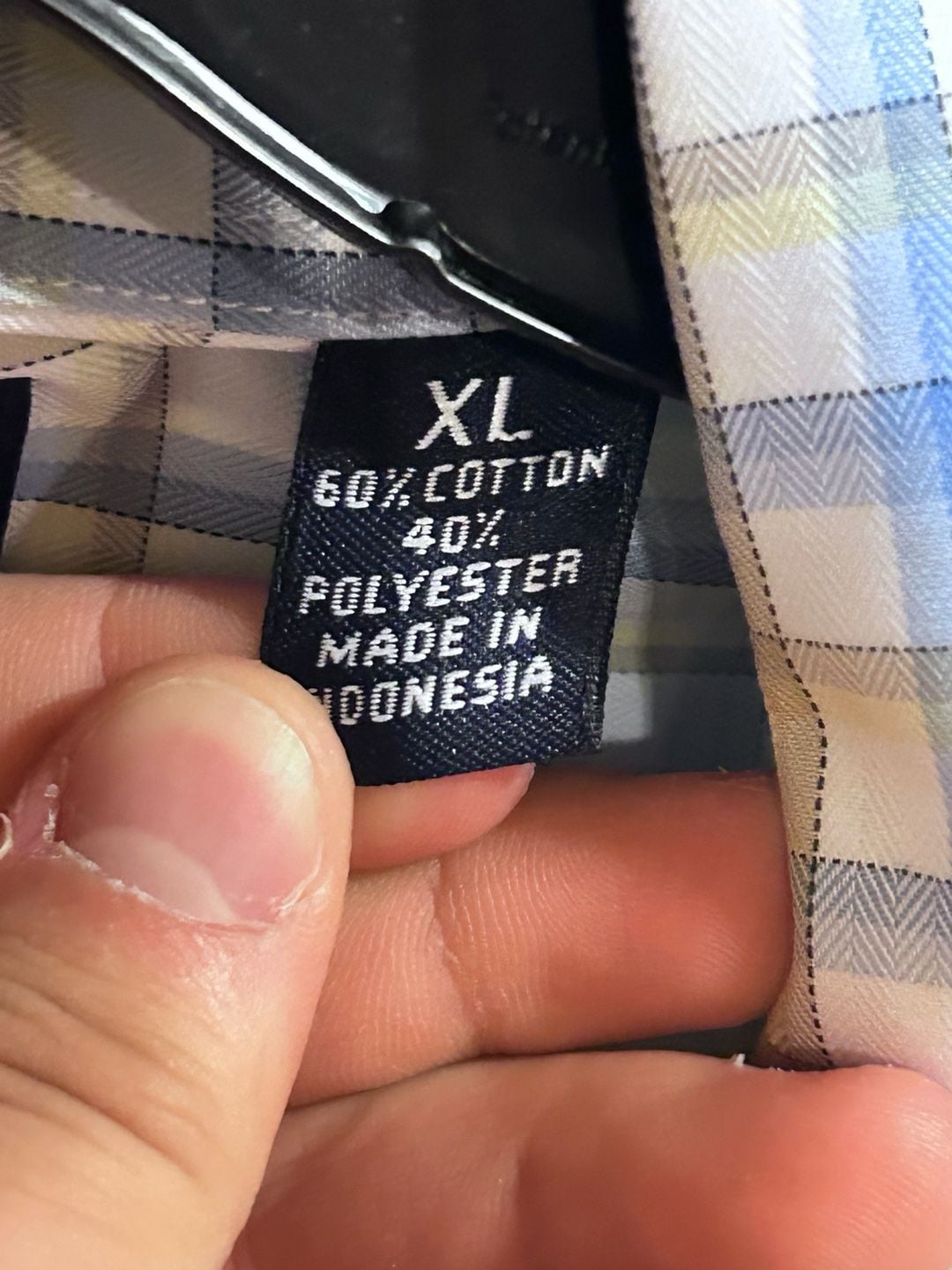 Roundtree & Yorke Easy Care Plaid Short Sleeve Button-Down Shirt 5