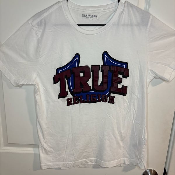True Religion True Logo Short Sleeve Graphic Tee large