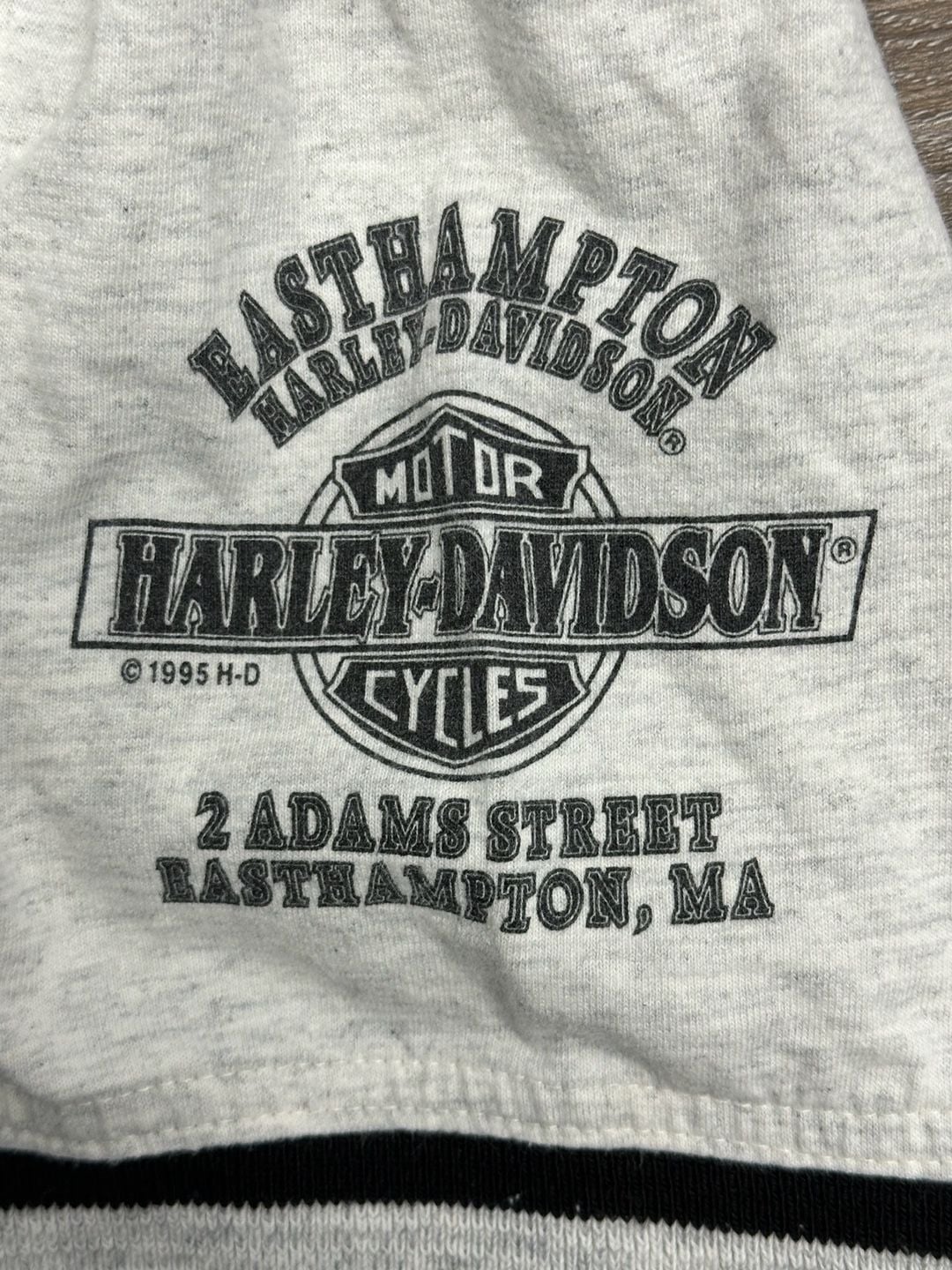 Vintage 1994 Harley-Davidson Live To Ride Easthampton H.O.G. Charity Event Ringer T-Shirt XXL 5
