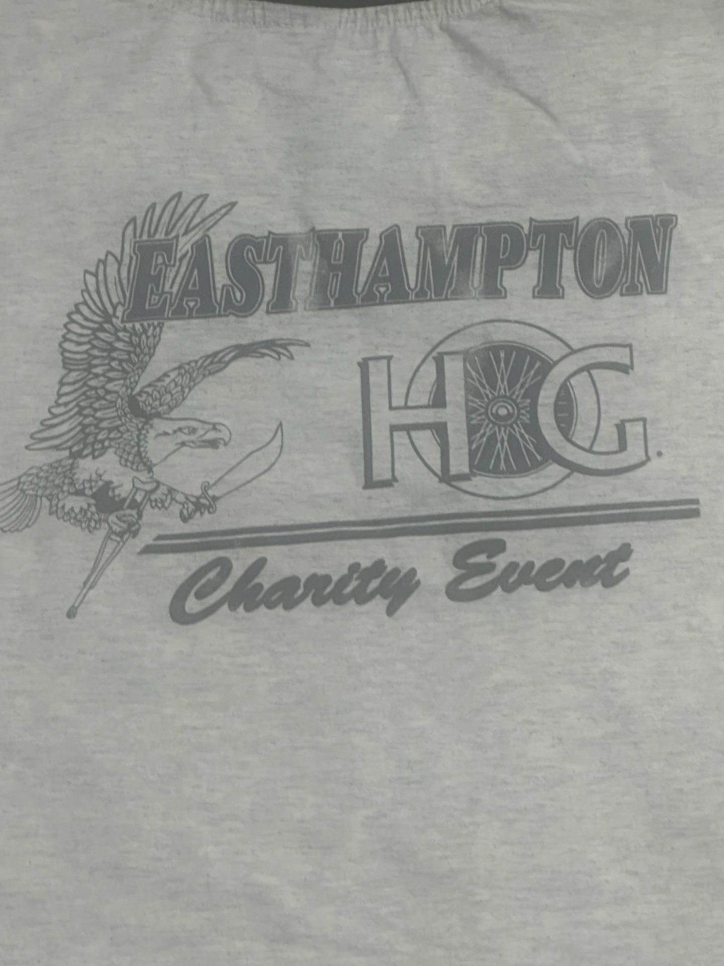 Vintage 1994 Harley-Davidson Live To Ride Easthampton H.O.G. Charity Event Ringer T-Shirt XXL 7