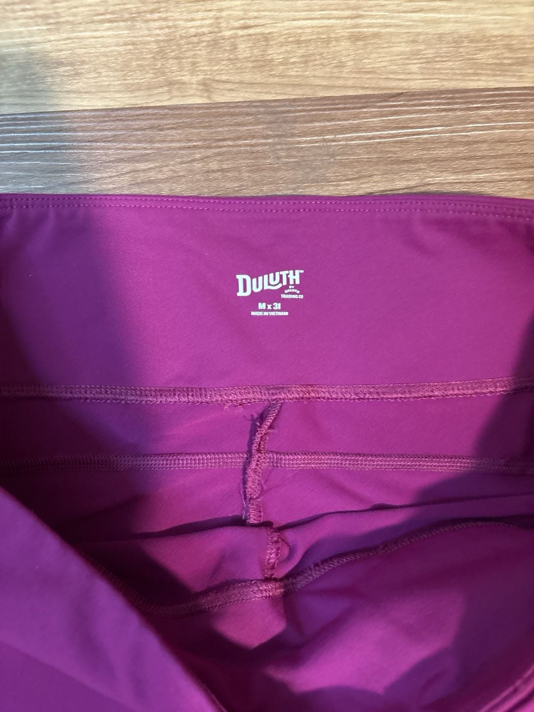 Duluth Trading Co Women's Akmak Straight Leg Leggings with Zipper Pockets MX31 3