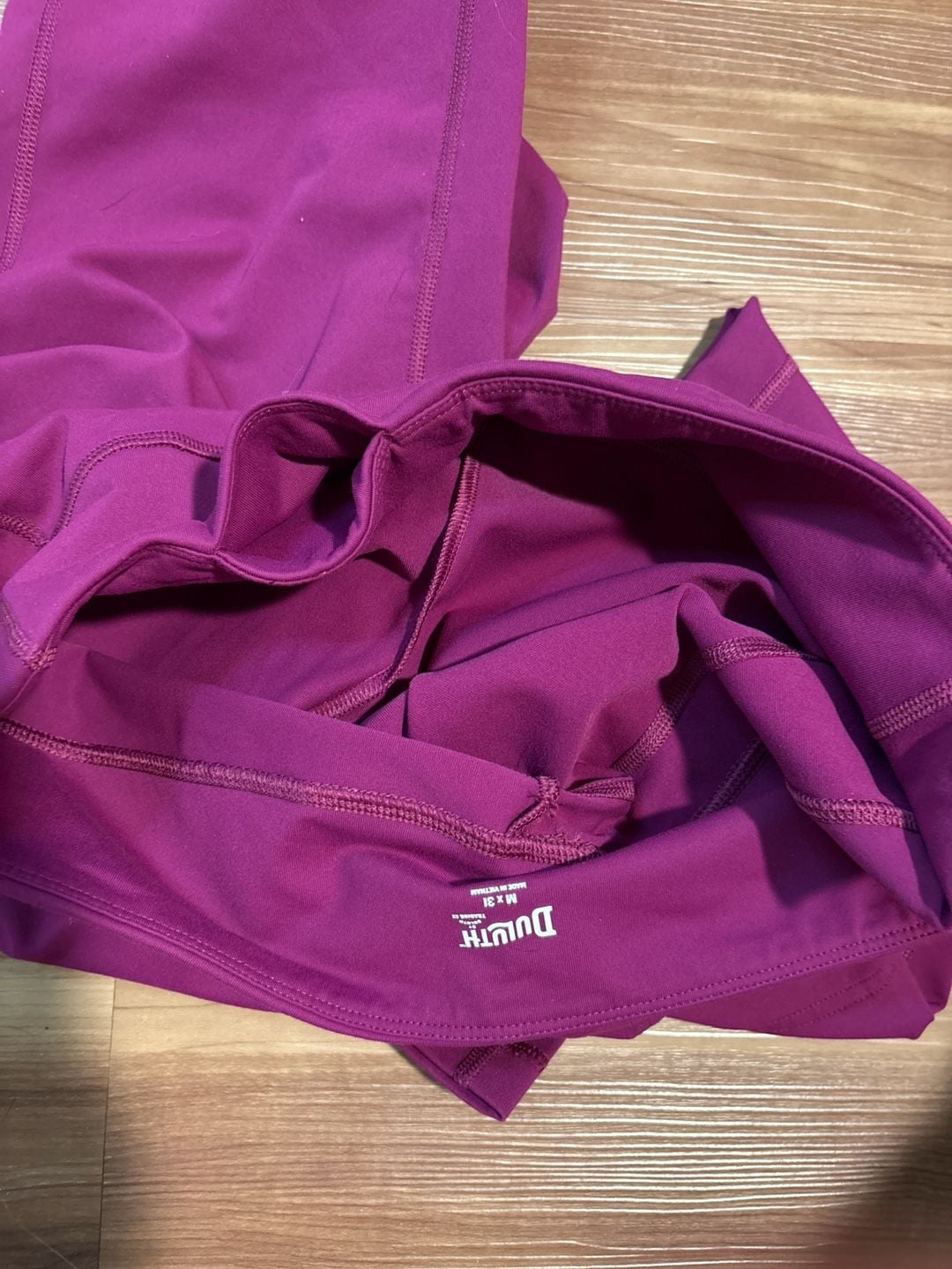 Duluth Trading Co Women's Akmak Straight Leg Leggings with Zipper Pockets MX31 8