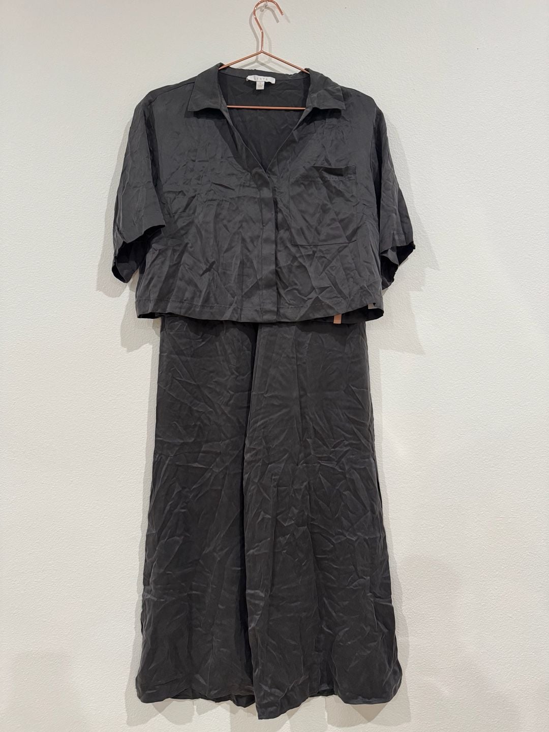 Lunya Washable Silk Resort Shirt and Pant Set 1