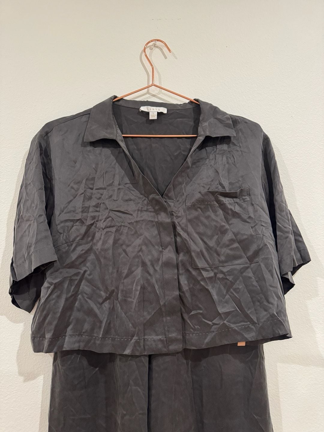 Lunya Washable Silk Resort Shirt and Pant Set 5