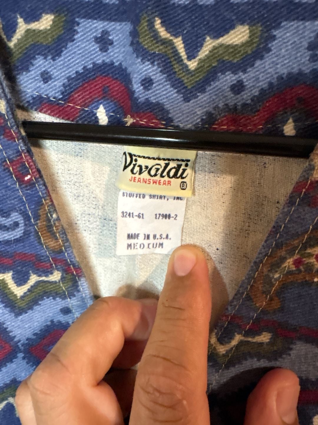 VTG Vivaldi Jeanswear Floral and Paisley Southwestern Tapestry Vest medium USA 10