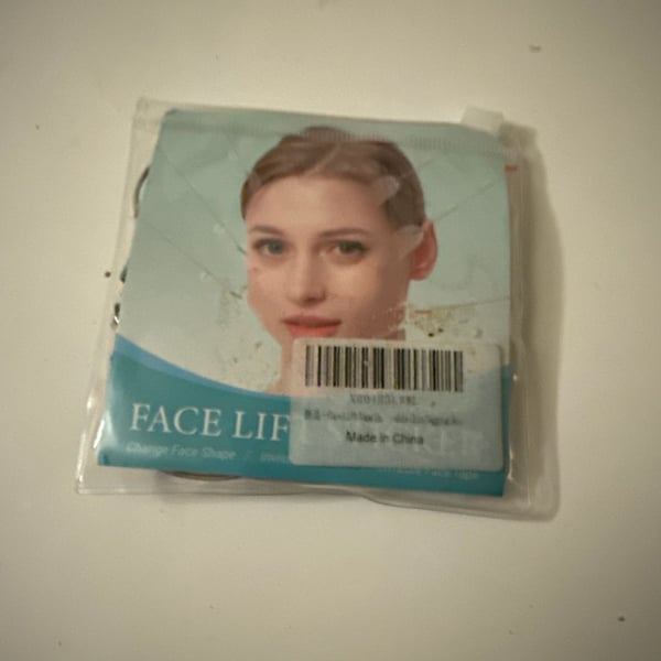 Instant Face Lift Tape Kit Invisible V-Shape Face Lifting Stickers with Elastic Bands