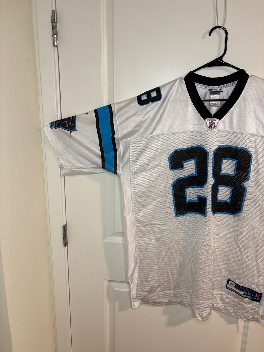 Reebok Carolina Panthers Jonathan Stewart #28 NFL Jersey White XXL 4