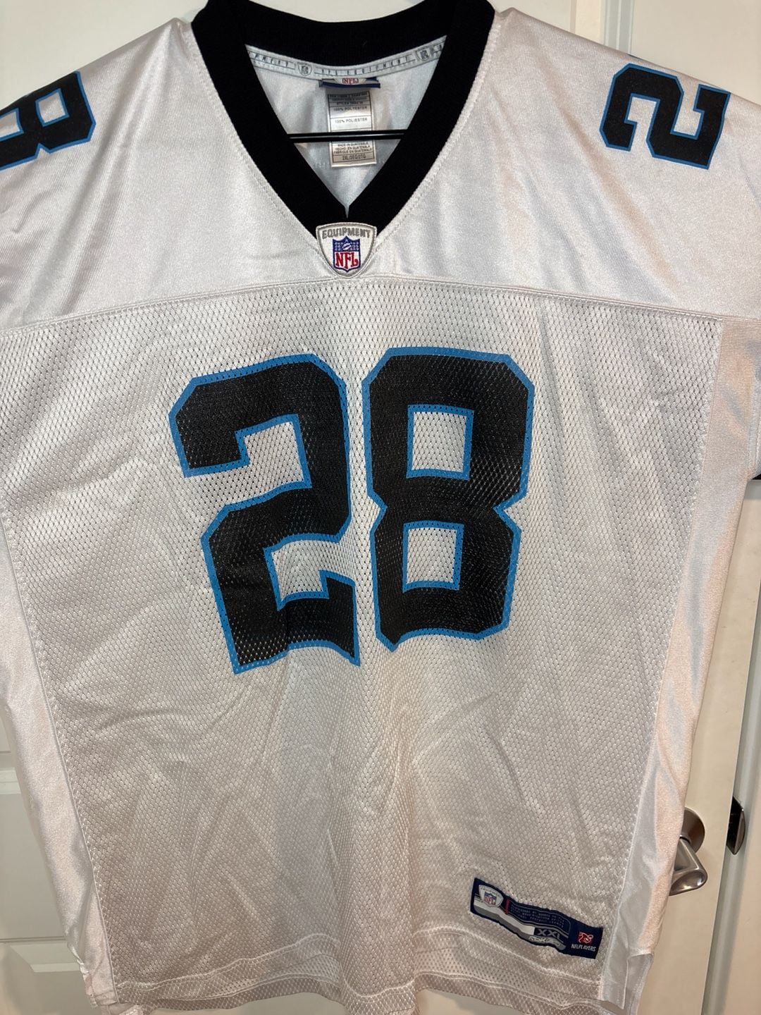 Reebok Carolina Panthers Jonathan Stewart #28 NFL Jersey White XXL 5