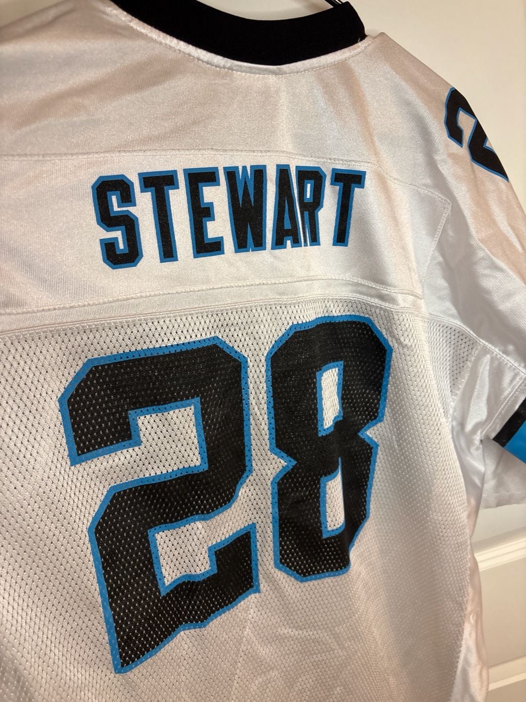 Reebok Carolina Panthers Jonathan Stewart #28 NFL Jersey White XXL 10