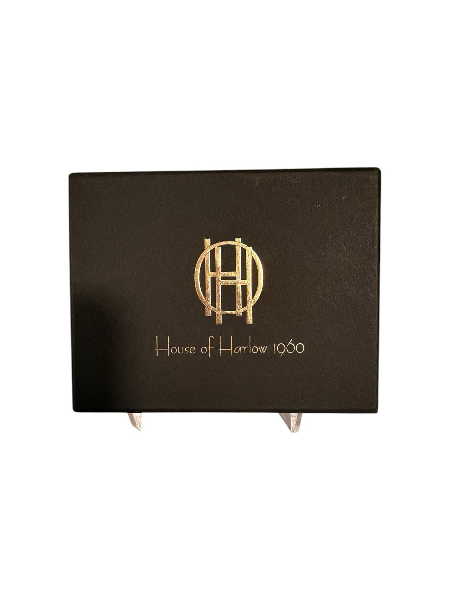 House of Harlow 1960 Black Pebbled Leather Bifold Wallet with ID Window and Coin Pocket 2