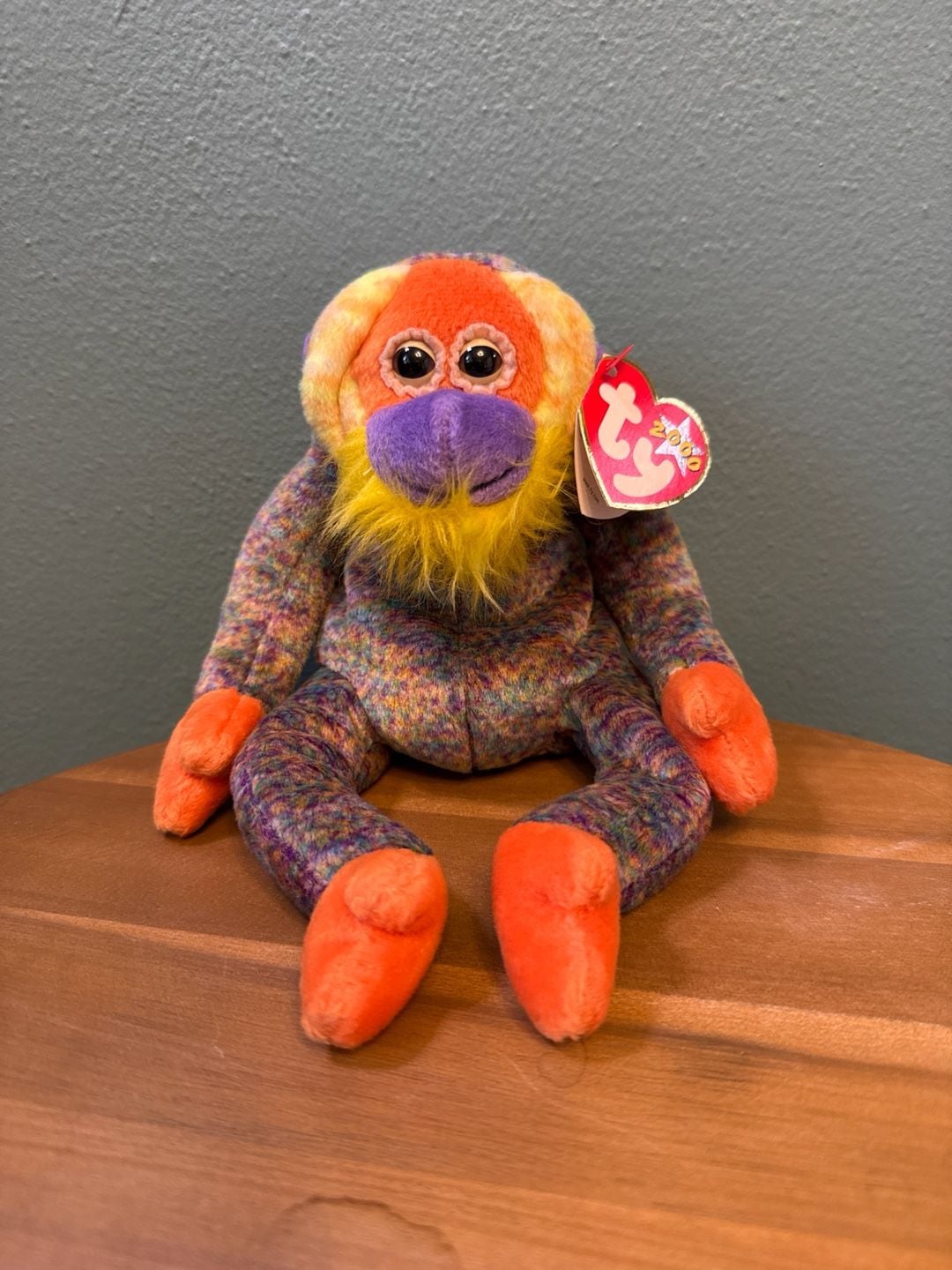 Ty Beanie Babies Bananas the Orangutan 2000 Retired Plush 1