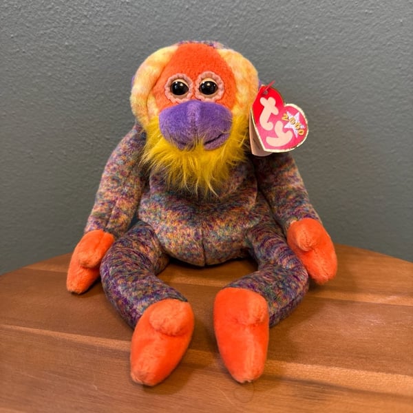 Ty Beanie Babies Bananas the Orangutan 2000 Retired Plush