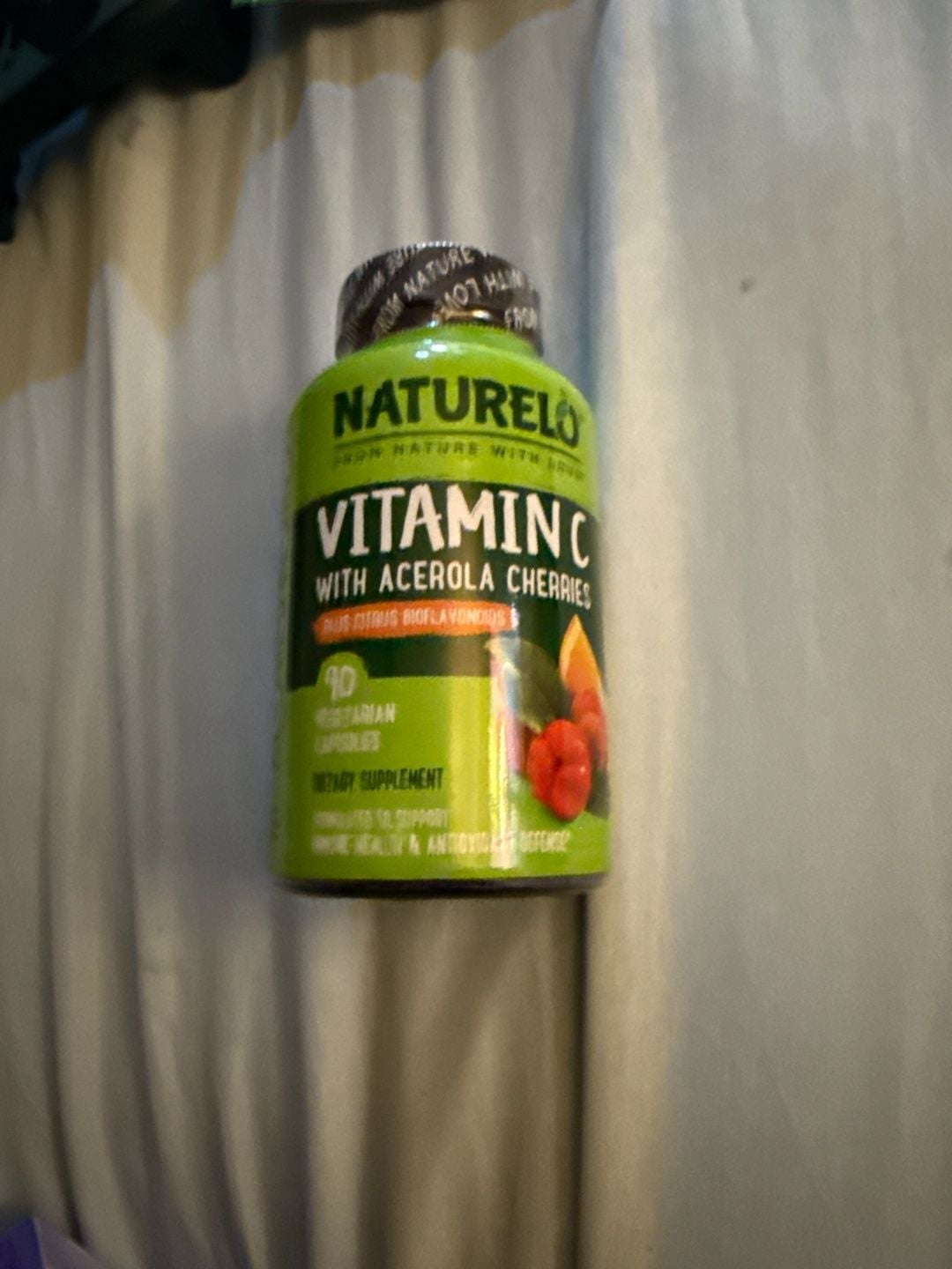 NATURELO Vitamin C with Organic Acerola Cherry and Citrus Bioflavonoids 1