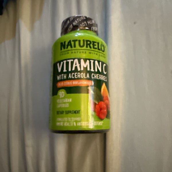 NATURELO Vitamin C with Organic Acerola Cherry and Citrus Bioflavonoids