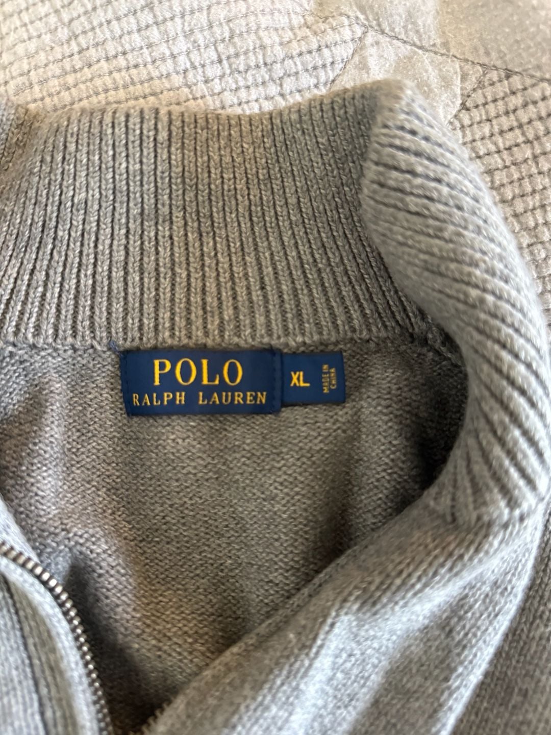 Polo Ralph Lauren Cotton Mesh Quarter-Zip Sweater in Andover Heather 4