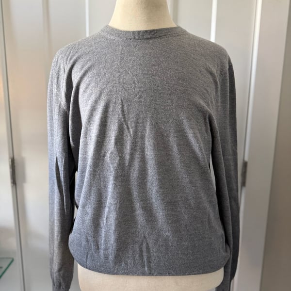 The Men's Store Bloomingdale's 100% Merino Wool Crewneck Pullover Sweater