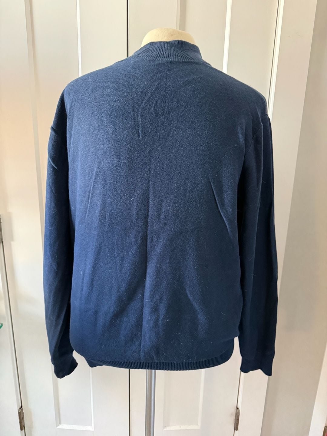 Vineyard Vines Men's 100% Cotton Mock Neck Quarter-Button Pullover Sweater 3