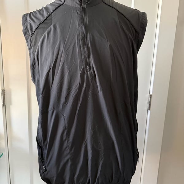 Adidas Golf ClimaProof 1/4 Zip Mesh Back Performance Vest