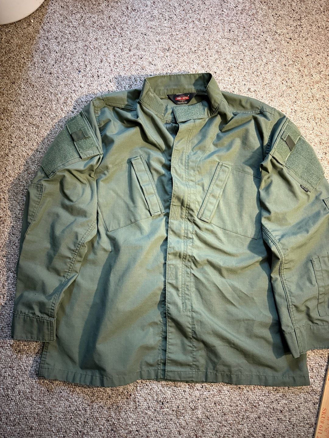 Tru-Spec Tactical Response Uniform (TRU) Shirt OD Green Size Large 3