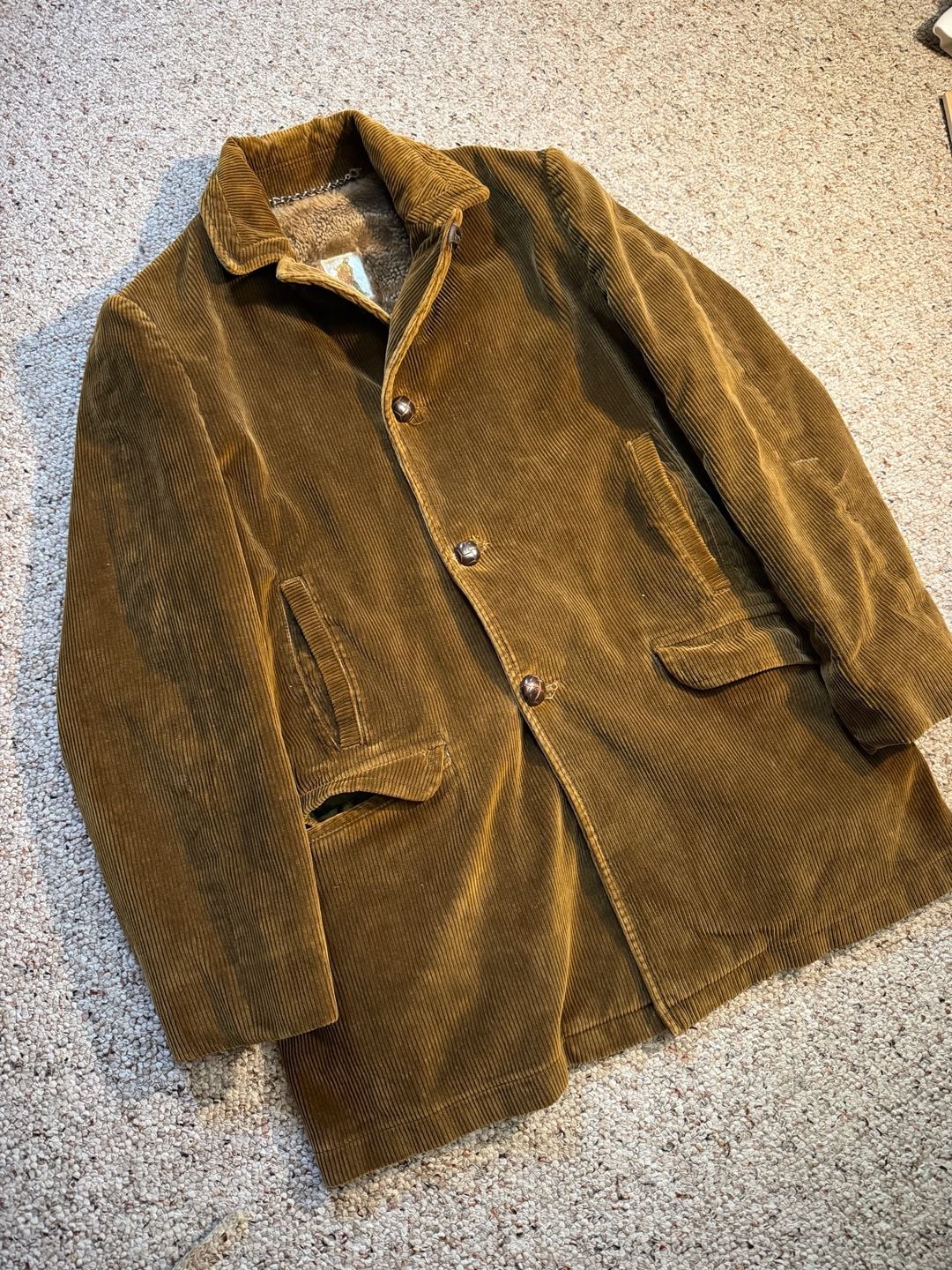 Vintage Mighty-Mac Out O' Gloucester Corduroy Pile Lined Coat 2