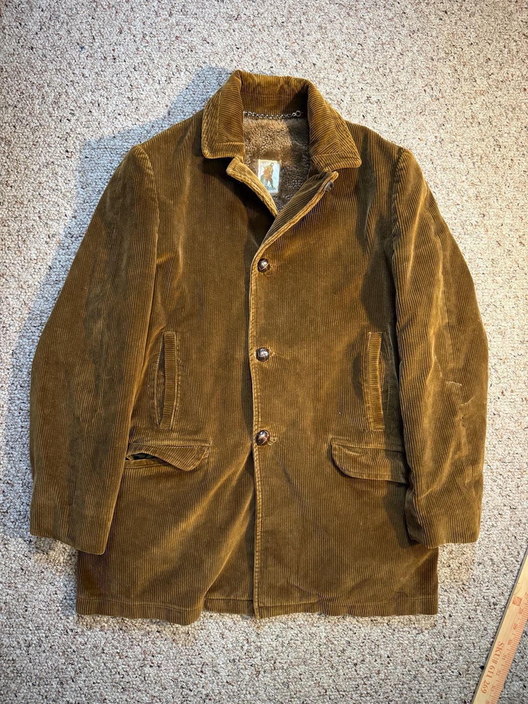 Vintage Mighty-Mac Out O' Gloucester Corduroy Pile Lined Coat 3