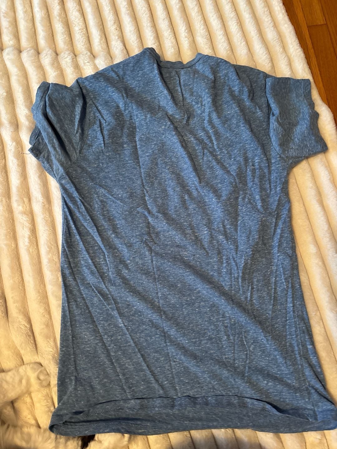 Shelby Cobra Logo Graphic T-Shirt Heathered Blue Size S 3