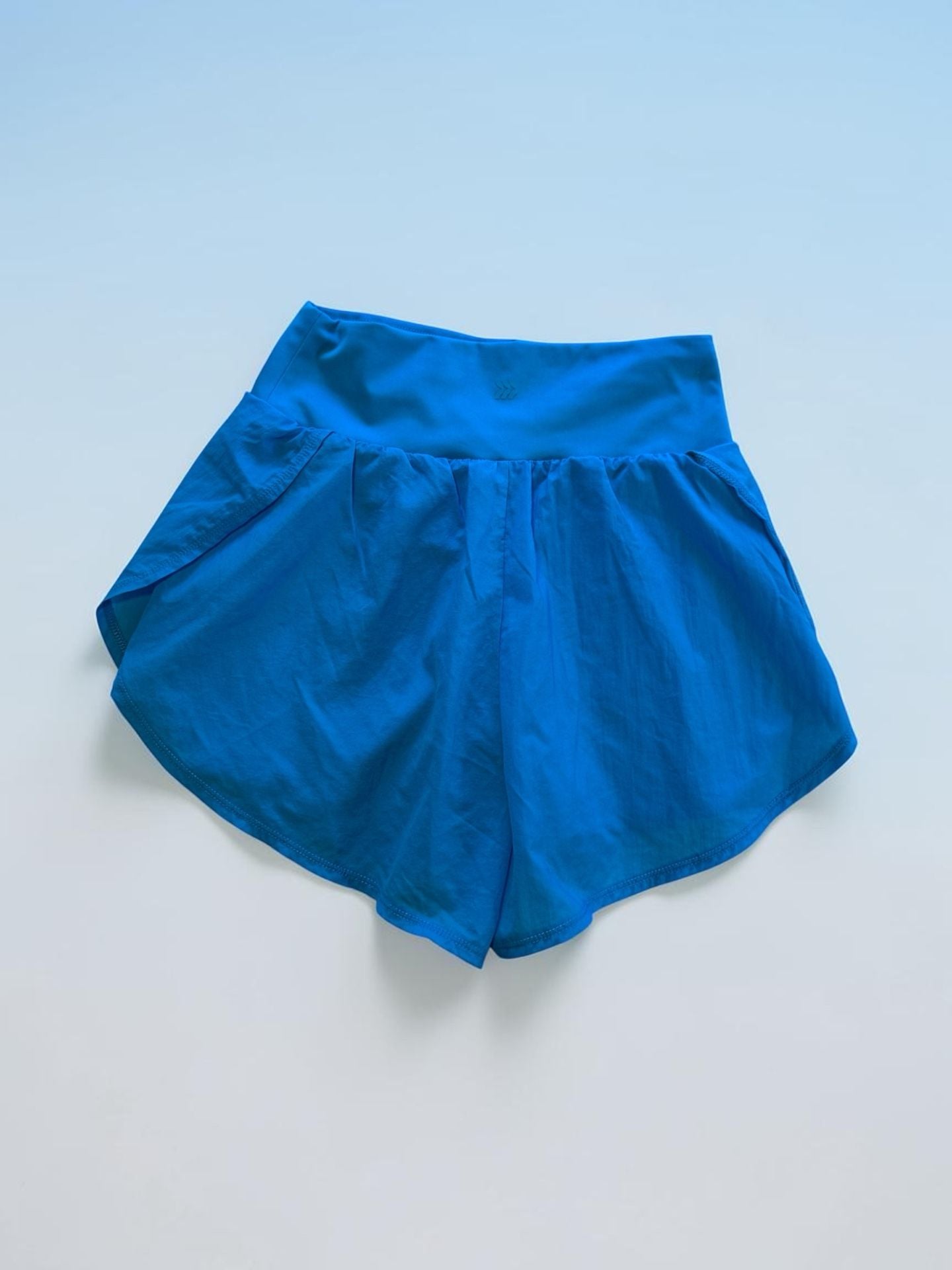 All in Motion Women's Stretch Woven 2-in-1 Run Shorts Blue Size XS 3
