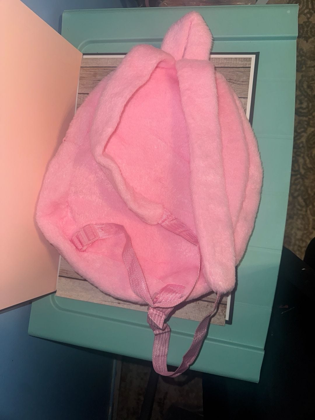 Sanrio My Melody Pink Plush Backpack with Gingham Bow 3