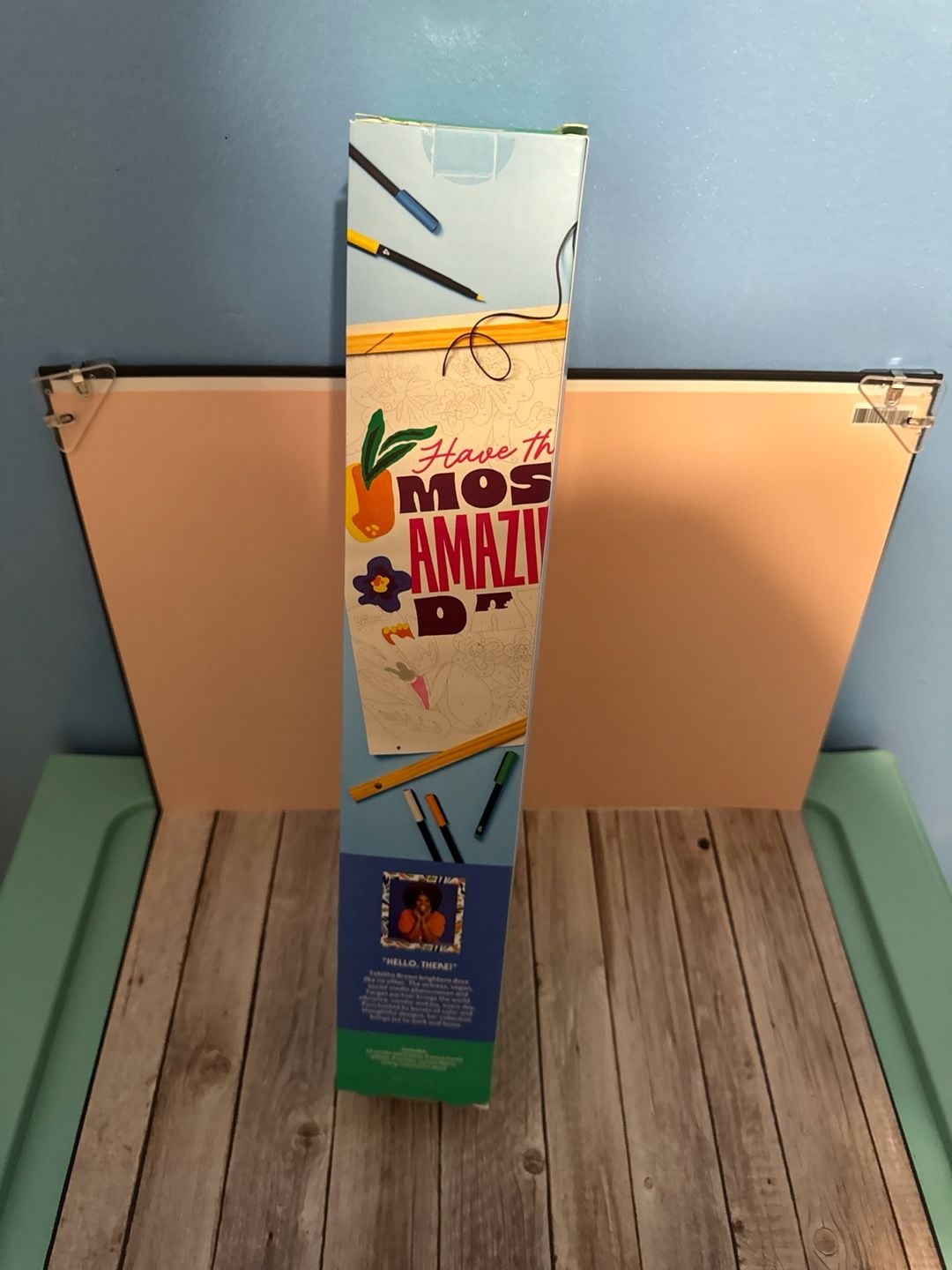 Tabitha Brown for Target 'Have the Most Amazing Day' Paint-by-Number Hanging Canvas Kit 3