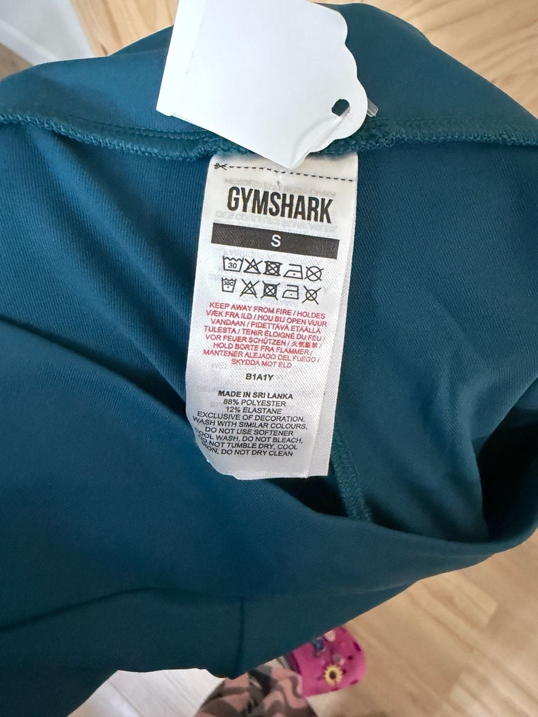 Gymshark Training Leggings Teal Size S 7