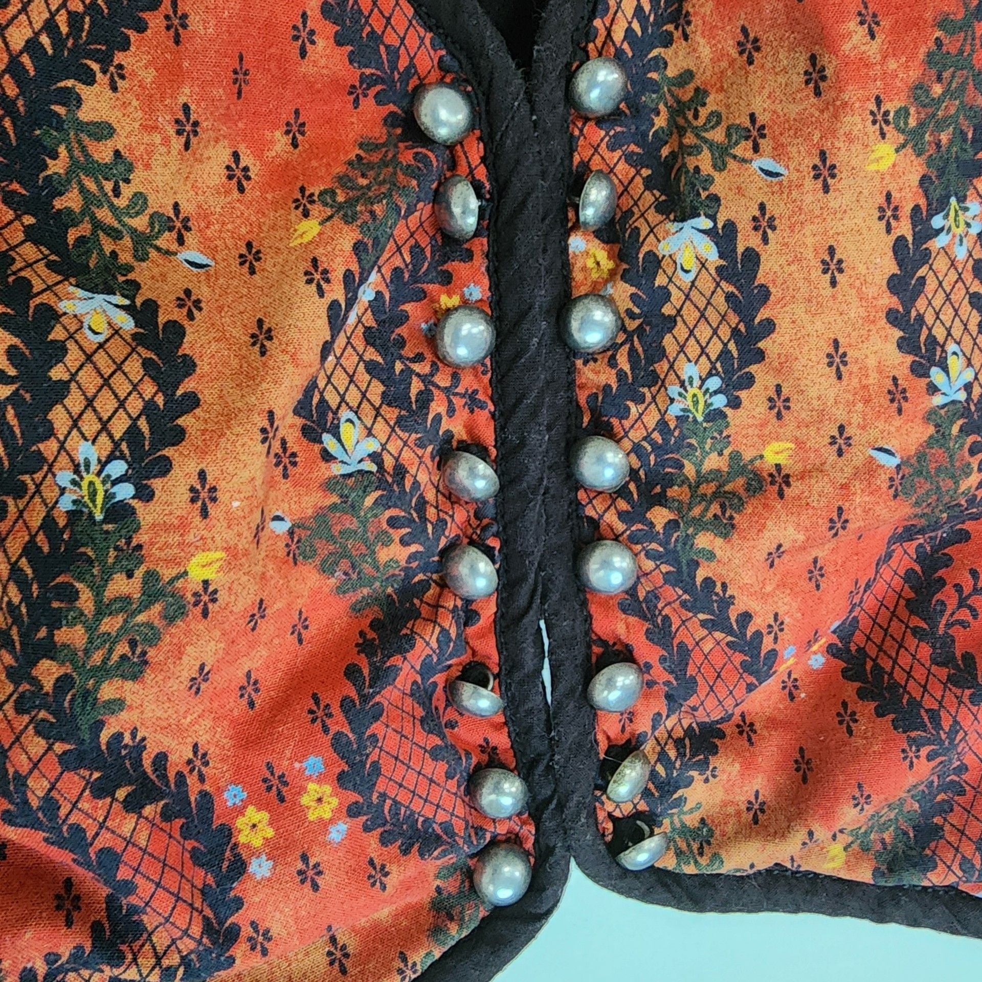 Free People Little Bit of Love Quilted Paisley Vest XS 4